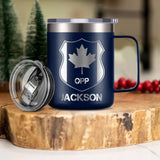 Personalized Canadian Solider/ Veteran With Your Department Laser Handle Cup Printed QTDT1212