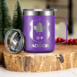 Personalized Canadian Solider/ Veteran With Your Department Laser Handle Cup Printed QTDT1212