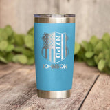 Personalized New York Police With Name Laser Tumbler Printed QTDT1212