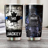 Personalized Canadian Police with Name Laser Tumbler Printed QTHQ1212