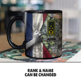 Personalized Netherlands Veteran/Soldier Camo Flag Black Mug Printed 22DEC-HY13