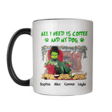 Personalized All I Need Is Coffee And My Dog Printed Accent Mug PNHQ1612