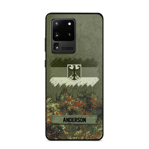 Personalized German Soldier/Veteran Camo Phonecase 3D Printed 22DEC-DT15