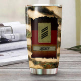 Personalized German Solider/ Veteran Honor First Integrity Vigilance Service To Country   Camo Tumbler Printed QTHQ1912