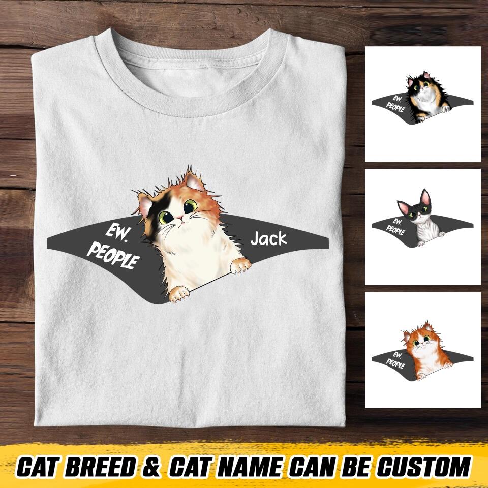 Personalized Cat Lover Tshirt Printed QTHQ2012
