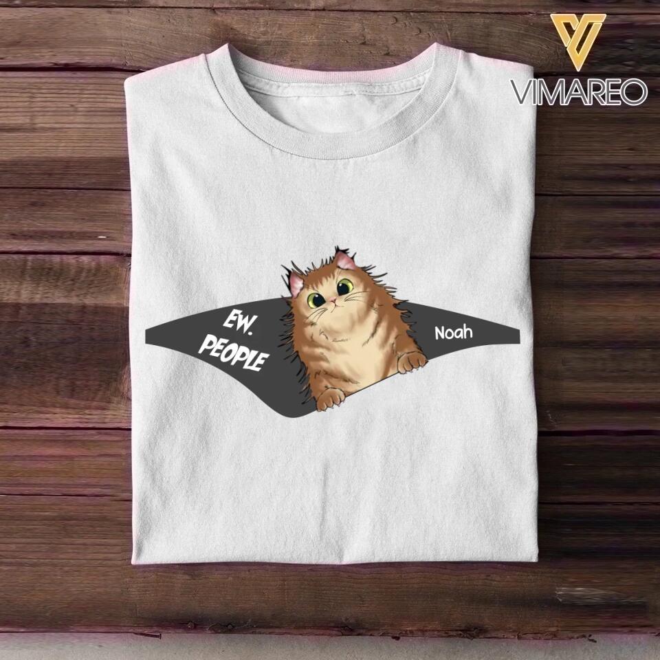 Personalized Cat Lover Tshirt Printed QTHQ2012