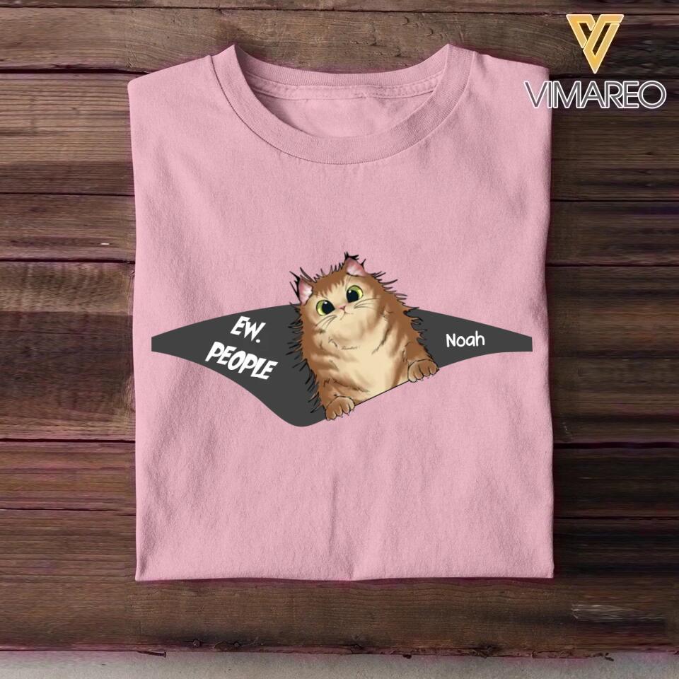 Personalized Cat Lover Tshirt Printed QTHQ2012