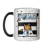 Personalized Cat Squad Printed Accent Mug PNHY2012