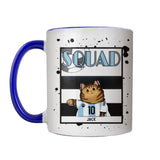 Personalized Cat Squad Printed Accent Mug PNHY2012