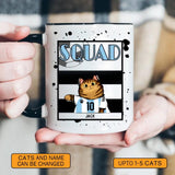 Personalized Cat Squad Printed Accent Mug PNHY2012