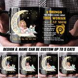Personalized 5 Things You Should Know About This Cat Mom Black Mug Printed PNHQ2012
