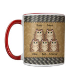 Personalized I Run On Caffeine Cats And Cuss Words Cat Printed Accent Mug QTHQ2112