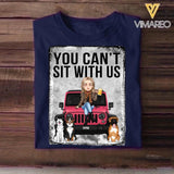 Personalized You Can't Sit With Us Dog Jeep Tshirt Printed 22DEC-DT21