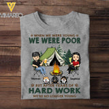 Personalized When We Were Young But After Years Of Hard Work We're No Longer Young Camping Couple Dog 22DEC-HQ21
