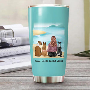 Personalized Life Is Better With Dogs Tumbler Printed PNHY2112