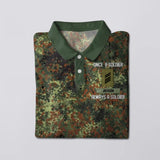 Personalized Once A Soldier Always A Soldier German Veteran/ Soldier Rank Polo Shirts 3D Printed 22DEC-DT21