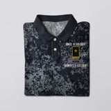 Personalized Once A Soldier Always A Soldier German Veteran/ Soldier Rank Polo Shirts 3D Printed 22DEC-DT21