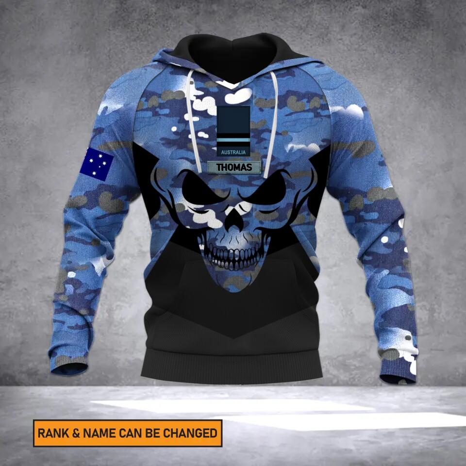 Personalized Australian Veteran/Soldier Camo Hoodie 3D Printed 22DEC-HY22