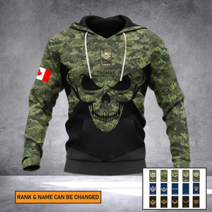 Personalized Canadian Veteran/Soldier Camo Hoodie 3D Printed 22DEC-HY22