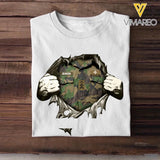 Personalized Swiss Soldier/ Veteran / Navy Or Sailor Once A Soldier Always A Soldier Tshirt Printed 22DEC-HQ26