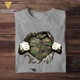 Personalized Swiss Soldier/ Veteran / Navy Or Sailor Once A Soldier Always A Soldier Tshirt Printed 22DEC-HQ26