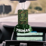 Personalized Norwegian Veterans/Soldier Rank Camo Car Hanging Printed QTDT2712