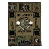 Personalized Swiss Veteran/Soldier Quilt Blanket Printed 22DEC-DT27