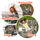 Personalized British Veteran/Soldier Quilt Blanket Printed 22DEC-DT27