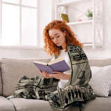 Personalized British Veteran/Soldier Quilt Blanket Printed 22DEC-DT27