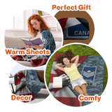 Personalized Canadian Veteran/Soldier Rank Camo Quilt Blanket Printed 22DEC-HY27