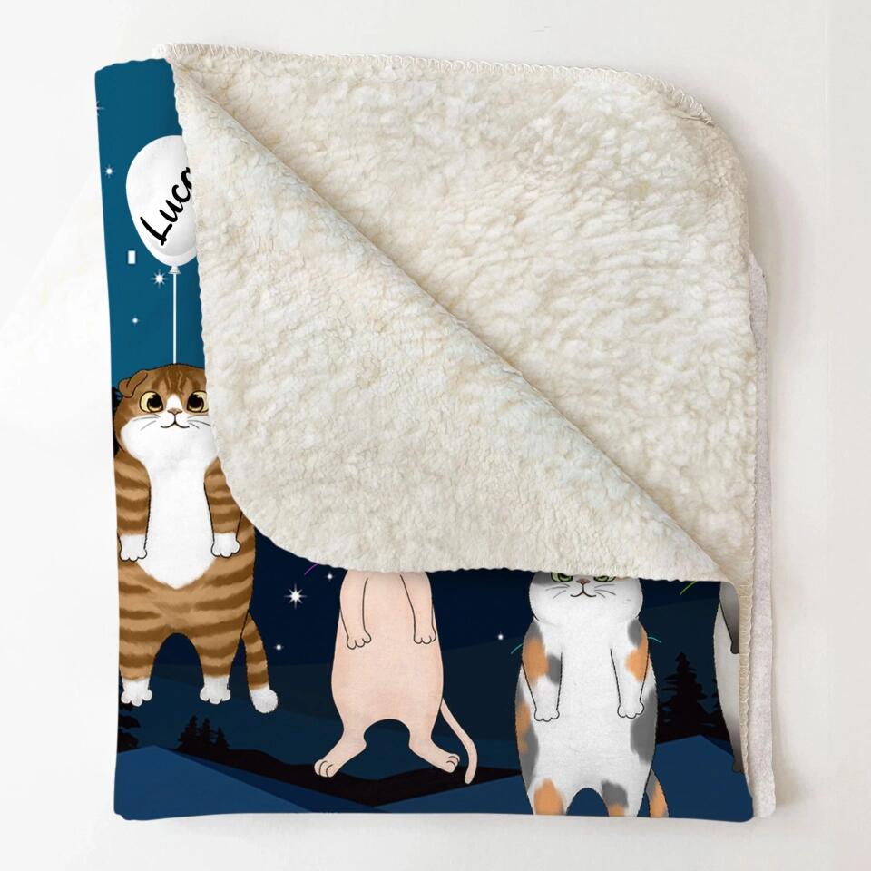 Personalized Cat Lovers  Quilt Blanket Printed PNHY2712