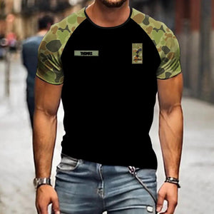 Personalized Australian Veteran/Soldier Camo 3D Printed Tshirt 22DEC-DT28