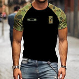 Personalized Australian Veteran/Soldier Camo 3D Printed Tshirt 22DEC-DT28