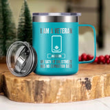 Personalized I Am An Australian Veteran My Oath Of Enlistment Has No Expiration Date Laser Handle Cup Printed 22DEC-HY28