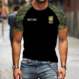 Personalized Canadian Veteran/Soldier Camo 3D Printed Tshirt 22DEC-DT28