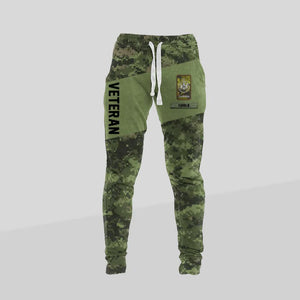 Personalized Canadian veteran/soldier 3D Sweatpants printed QTDT3012