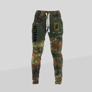 Personalized German veteran/soldier 3D Sweatpants printed QTDT3012