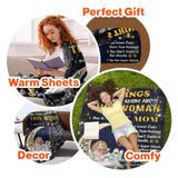 Personalized Cat Mom Quilt Blanket Printed Gift For Cat Lover PNHQ3012