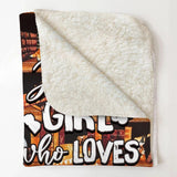 Personalized Just A Girl Who Loves Books And Cats Quilt Blanket Printed QTHQ3012