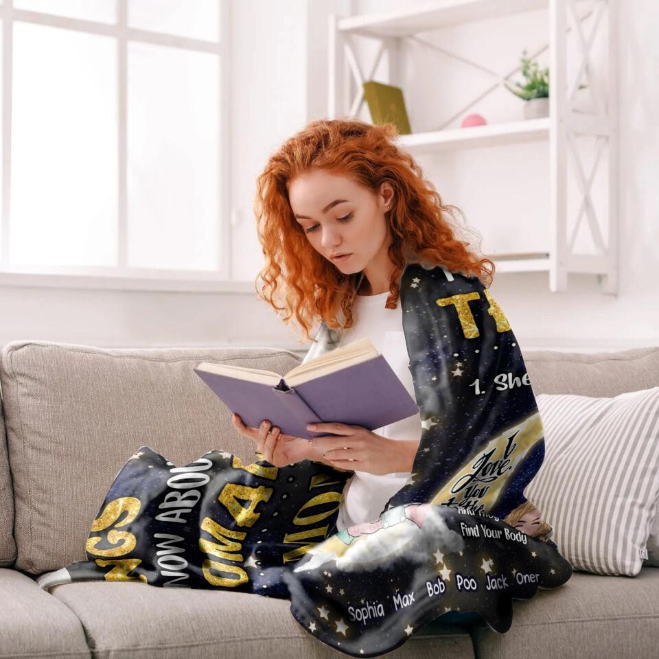 Personalized Cat Mom Quilt Blanket Printed Gift For Cat Lover PNHQ3012