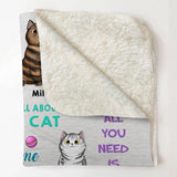 Personalized I Like My Cat Better Than Most People Cats Welcome Quilt Blanket Printed PNDT0301