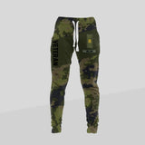 Personalized Finland  Veteran/ Solider Rank Camo Printed 3D Sweatpants QTDT0301