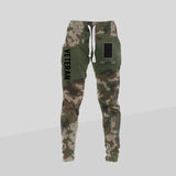 Personalized Finland  Veteran/ Solider Rank Camo Printed 3D Sweatpants QTDT0301
