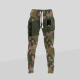 Personalized Norwegian Veteran/ Solider Rank Camo Printed 3D Sweatpants QTDT0301