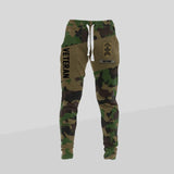 Personalized Swiss Veteran/ Solider Rank Camo Printed 3D Sweatpants QTDT0401