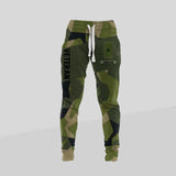 Personalized Sweden Veteran/ Solider Rank Camo Printed 3D Sweatpants QTDT0401