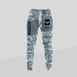 Personalized UK Veteran/ Solider Rank Camo Printed 3D Sweatpants QTDT0401