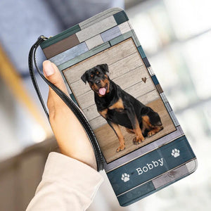 Personalized Your Dog Image Dog Lovers Leather Wallet 23JAN-DT04