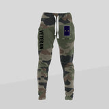 Personalized French Veteran/ Solider Rank Camo Printed 3D Sweatpants QTDT0301