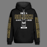 Personalized Once A Soldier Always A Soldier Australian Veteran/Soldier Rank Camo Hoodie Printed QTHQ0401